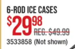 Cabela's 6-ROD ICE CASES offer
