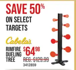 Cabela's RIMFIRE DUELING TREE offer