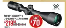 Cabela's VORTEX CROSSFIRE II 3-9×50MM V-PLEX RIFLESCOPE offer