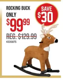 Cabela's ROCKING BUCK offer