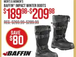 Cabela's MEN'S & WOMEN'S BAFFIN IMPACT WINTER BOOTS offer
