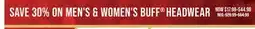 Cabela's BUFF HEADWEAR offer