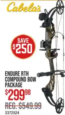 Cabela's ENDURE RTH COMPOUND BOW PACKAGE offer
