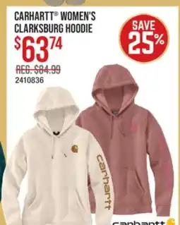 Cabela's CARHARTT WOMEN'S CLARKSBURG HOODIE offer