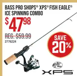 Cabela's BASS PRO SHOPS XPS FISH EAGLE ICE SPINNING COMBO offer
