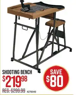 Cabela's SHOOTING BENCH offer