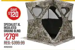 Cabela's SPECIALIST XL INSULATED GROUND BLIND offer