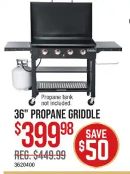 Cabela's 36 PROPANE GRIDDLE offer