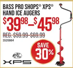 Cabela's BASS PRO SHOPS XPS HAND ICE AUGERS offer