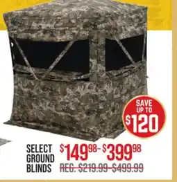 Cabela's SELECT GROUND BLINDS offer