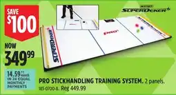 Canadian Tire SUPERDEKER PRO STICKHANDLING TRAINING SYSTEM offer