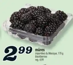 Marché Richelieu MÛRES | BLACKBERRIES offer
