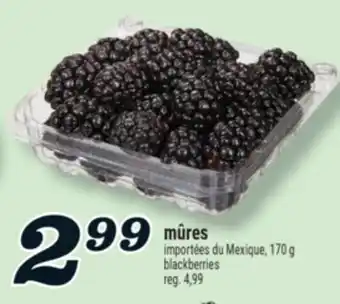 Marché Richelieu MÛRES | BLACKBERRIES offer