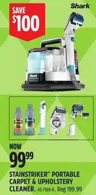 Canadian Tire STAINSTRIKER PORTABLE CARPET & UPHOLSTERY CLEANER offer