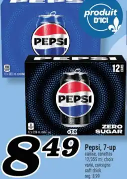 Marché Richelieu PEPSI, 7‑UP | PEPSI, 7‑UP SOFT DRINK offer