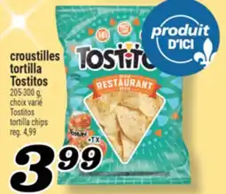 Marché Richelieu CROUSTILLES TORTILLA TOSTITOS | TOSTITOS TORTILLA CHIPS offer