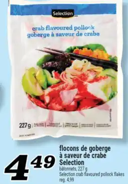 Marché Richelieu FLOCONS DE GOBERGE À SAVEUR DE CRABE SELECTION | SELECTION CRAB FLAVOURED POLLOCK FLAKES offer