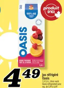 Marché Richelieu JUS RÉFRIGÉRÉ OASIS | OASIS REFRIGERATED JUICE offer
