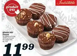 Marché Richelieu GÂTEAUX MINI MOUSSE IRRESISTIBLE | IRRESISTIBLE MINI MOUSSE CAKES offer