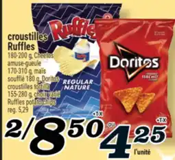 Marché Richelieu CROUSTILLES RUFFLES | RUFFLES POTATO CHIPS offer