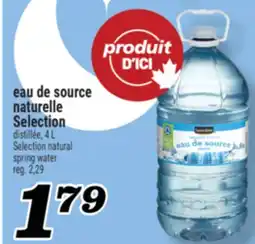 Marché Richelieu EAU DE SOURCE NATURELLE SELECTION | SELECTION NATURAL SPRING WATER offer