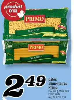 Marché Richelieu PÂTES ALIMENTAIRES PRIMO | PRIMO PASTA offer