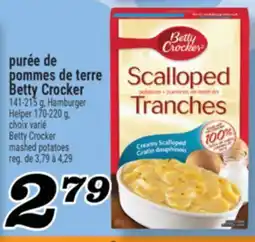 Marché Richelieu PURÉE DE POMMES DE TERRE BETTY CROCKER | BETTY CROCKER MASHED POTATOES offer
