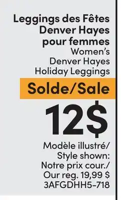 L'équipeur Women's Denver Hayes Holiday Leggings offer