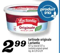 Marché Richelieu TARTINADE ORIGINALE LACTANTIA | LACTANTIA ORIGINAL SPREAD offer