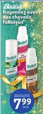 Uniprix Batiste Shampooings secs sélectionnés/Selected dry shampoos offer