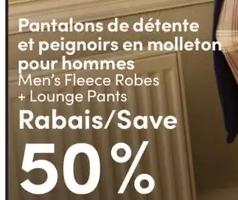 L'équipeur Men's Fleece Robes + Lounge Pants offer