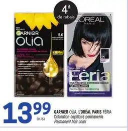 Uniprix GARNIER OLIA, L'ORÉAL PARIS FÉRIA Coloration capillaire permanente/ Permanent hair color offer