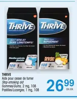Uniprix THRIVE Aide pour cesser de fumer/Stop-smoking aid offer