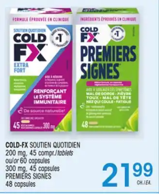 Uniprix COLD-FX SOUTIEN QUOTIDIEN 200 mg, 300 mg, PREMIERS SIGNES offer