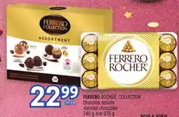Uniprix FERRERO ROCHER, COLLECTION CHOCOLATS ASSORTIS/ASSORTED CHOCOLATES offer