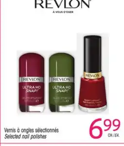 Uniprix REVLON Vernis à ongles sélectionnés/Selected nail polishes offer