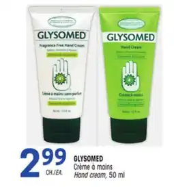 Uniprix GLYSOMED Crème à mains/Hand cream offer