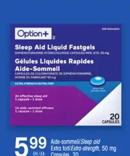 Uniprix Option Aide-sommeil/Sleep aid, Extra fort/Extra-strength offer