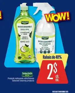 Jean Coutu SELECTION ECO Selected cleaning products offer