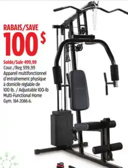 Canadian Tire Adjustable 100-lb Multi-Functional Home Gym offer