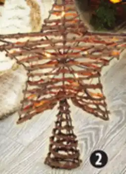 Canadian Tire Canvas 12˝ Grapevine Pre-Lit Tree Topper offer