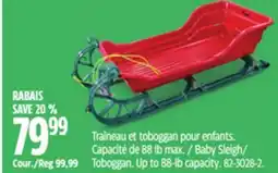 Canadian Tire Streamridge Baby Sleigh/ Toboggan offer