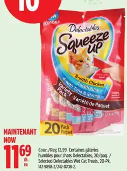 Canadian Tire Selected Delectables Wet Cat Treats offer
