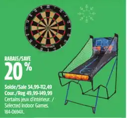 Canadian Tire Rec-Tek Selected Indoor Games offer