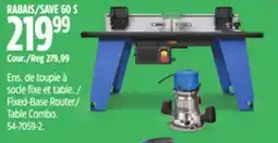 Canadian Tire Mastercraft Fixed-Base Router offer