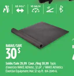 Canadian Tire WAKE Athletics Exercise Equipment Mat 32 sq-ft offer