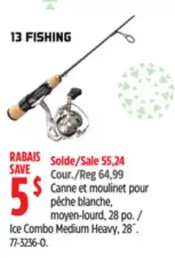 Canadian Tire 13 Fishing Ice Combo Medium Heavy offer
