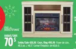 Canadian Tire For Living 48.5˝ Corner Fireplace offer