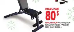 Canadian Tire Adjustable Utility Bench offer