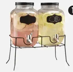 Canadian Tire Mason Glass Beverage Dispensers with Stand offer
